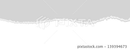Torn paper background template with ripped edges and copy space Torn paper background template with ripped edges and copy space 139394673