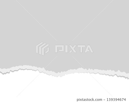 Torn paper background template with ripped edges and copy space 139394674