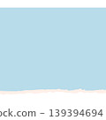 Blank torn note paper. Vector empty ripped memo pad, sticky label and scrapbook reminder element 139394694