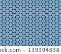 Indigo hexagon pattern background 139394838