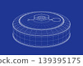 3D model of land mine 139395175