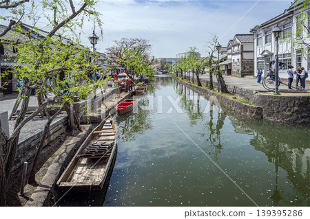 倉敷美麗的區域倉敷河地區的風景 139395286
