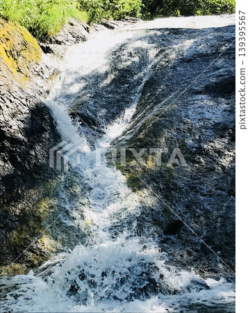 Early autumn at Kamuiwakka Hot Spring Waterfall in Hokkaido Early autumn at Kamuiwakka Hot Spring Waterfall in Hokkaido 139395567