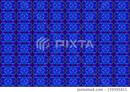 Symmetrical seamless pattern 7-18 Symmetrical seamless pattern 7-18 139395811
