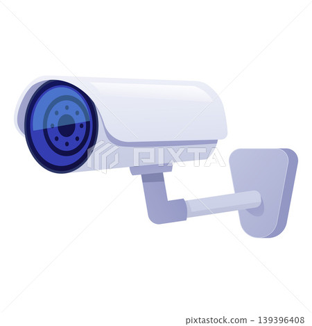 CCTV camera, surveillance video camera flat vector icon, safety monitoring and control protecting device security gadget CCTV camera, surveillance video camera flat vector icon, safety monitoring and control protecting device security gadget 139396408