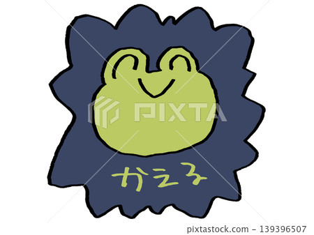 Frog sticker Frog sticker 139396507