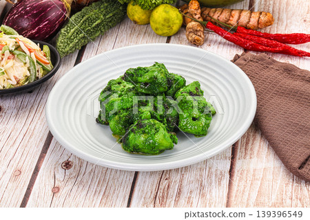 Indian green chicken mint tikka Indian green chicken mint tikka 139396549
