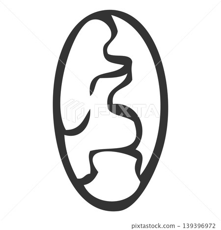 Chia seed vector sketch, superfood, engraved hand drawn organic condiment or seasoning grain, cereal crops harvest 139396972