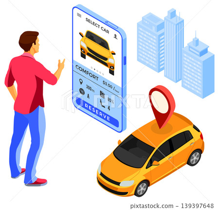 Car Sharing Service Concept Car Sharing Service Concept 139397648
