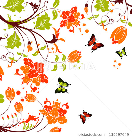 Flower Frame 139397649