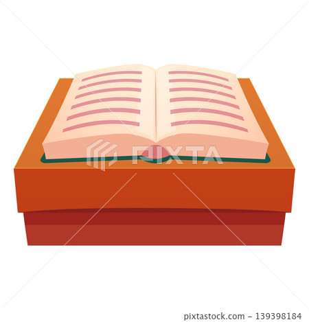 Holy bible on the wooden stand flat vector icon, Christianity religion open book, gospel prayer literature, god worship Holy bible on the wooden stand flat vector icon, Christianity religion open book, gospel prayer literature, god worship 139398184