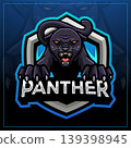 Panther mascot esport logo design 139398945