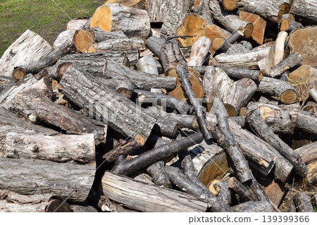木柴 柴爐燃料 木柴 柴爐燃料 139399366