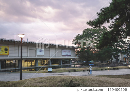 Nara National Museum Historic Facade at Dusk Nov 27 2025 Nara National Museum Historic Facade at Dusk Nov 27 2025 139400206
