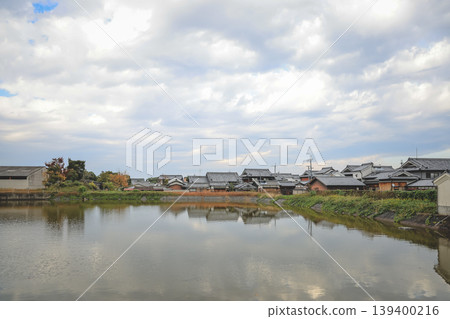 Serene View of Kannon-Ike Pond in Japan Nov 27 2025 Serene View of Kannon-Ike Pond in Japan Nov 27 2025 139400216