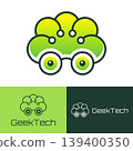 Intelligence and Technology Icon or Logo 139400350