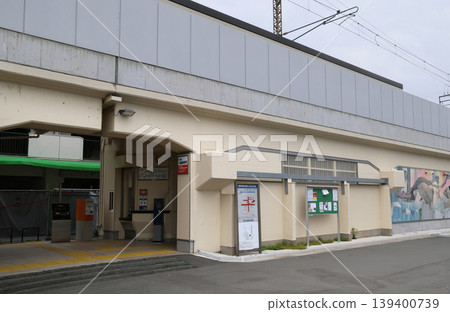 Nankai Electric Railway, Takashihama Line, Kyarabashi Station Nankai Electric Railway, Takashihama Line, Kyarabashi Station 139400739