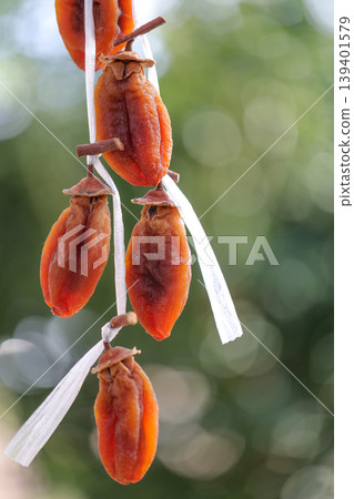 Handmade dried persimmon Handmade dried persimmon 139401579