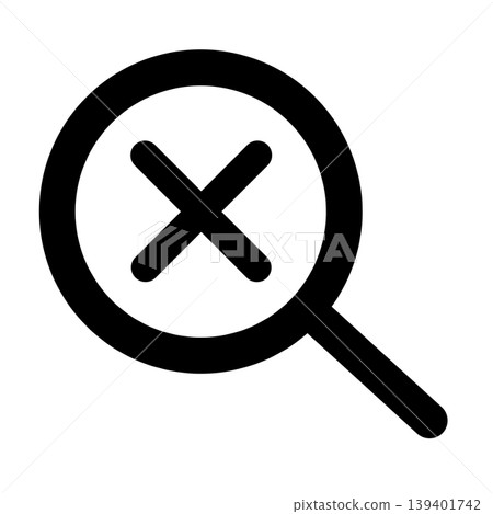 Line art icon to clear search Line art icon to clear search 139401742