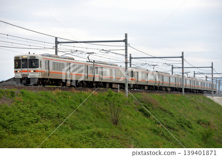 在東海道線上運行的313系列特殊高速八車 在東海道線上運行的313系列特殊高速八車 139401871
