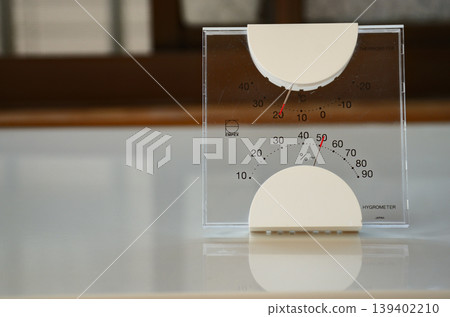 Stylish thermometer and hygrometer Stylish thermometer and hygrometer 139402210