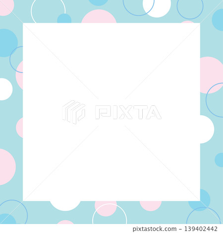 Blue square frames with circle patterns for background, wallpaper, backdrop, card print, dot banner, ad template, poster, postcard, decorations, book cover design, sticky note, notepads, memo note Blue square frames with circle patterns for background, wallpaper, backdrop, card print, dot banner, ad template, poster, postcard, decorations, book cover design, sticky note, notepads, memo note 139402442