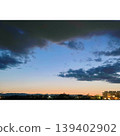 I looked up in surprise and saw a beautiful sky. 139402902