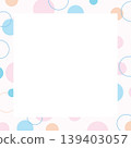 Pink square frames with circle patterns for background, wallpaper, backdrop, card print, dot banner, ad template, poster, postcard, decorations, book cover design, sticky note, notepads, memo note 139403057