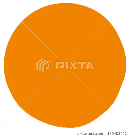 A sun painted with a brush - mandarin orange A sun painted with a brush - mandarin orange 139403422