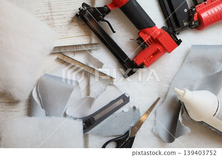 Sewing Tools and Upholstery Supplies for Craft Projects 139403752