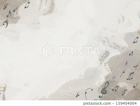 淺米色背景,上面散落著音符。 淺米色背景,上面散落著音符。 139404004
