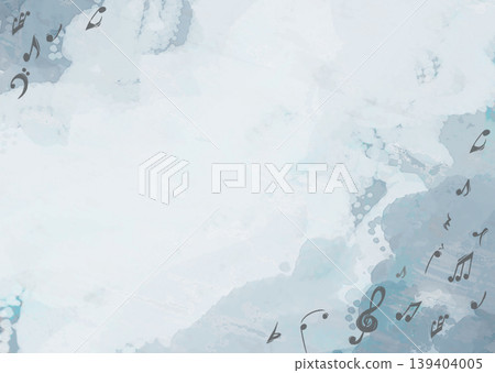 A light blue background material with scattered musical notes. A light blue background material with scattered musical notes. 139404005