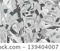 Monochrome background material with high-contrast abstract patterns. 139404007
