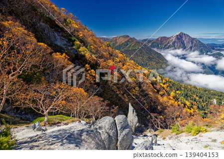 Mount Kai-Komagatake as seen from Mount Jizodake in the Southern Alps, Houou Sanzan. Mount Kai-Komagatake as seen from Mount Jizodake in the Southern Alps, Houou Sanzan. 139404153