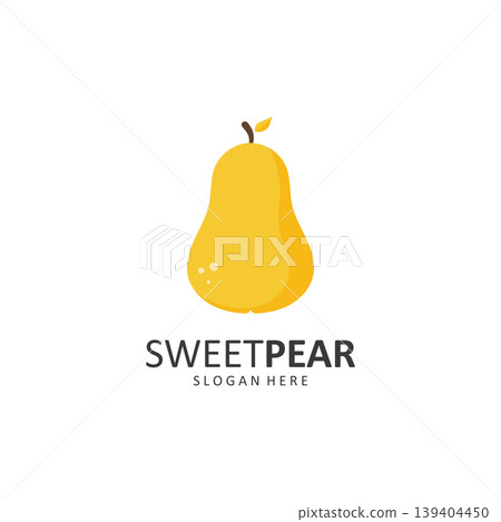 Pear Silhouette Design Vector Illustration Pear Silhouette Design Vector Illustration 139404450