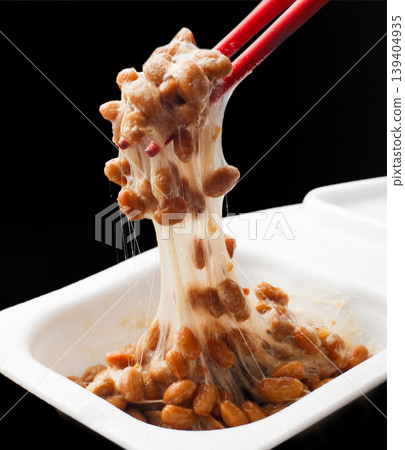 Natto (fermented soybeans) - Studio Photography Natto (fermented soybeans) - Studio Photography 139404935