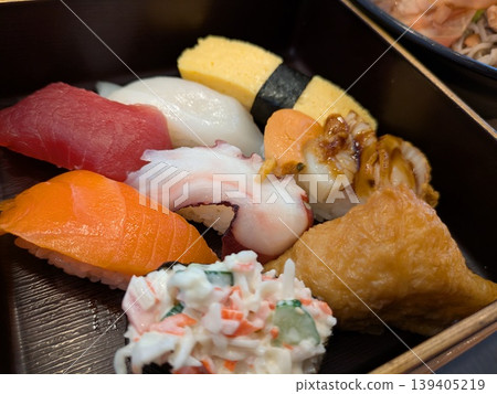 Boxed Nigiri Sushi Boxed Nigiri Sushi 139405219