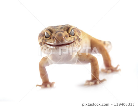 Leopard gecko in studio 139405335