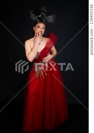 transvestite in studio 139405336