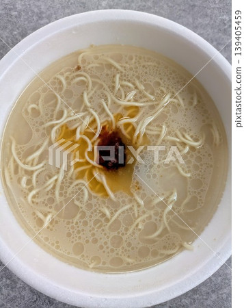 Tonkotsu flavored cup noodles in Japan Tonkotsu flavored cup noodles in Japan 139405459