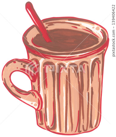 Handdrawn Coffee Cup Illustration Handdrawn Coffee Cup Illustration 139406422