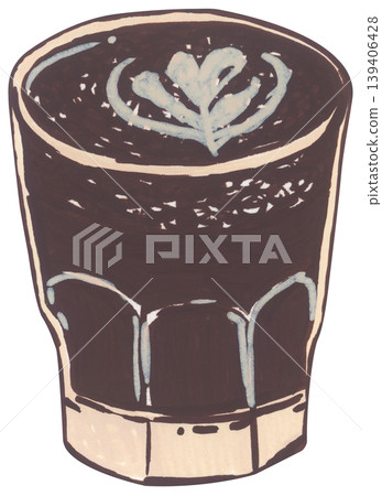 Handdrawn Coffee Cup Illustration Handdrawn Coffee Cup Illustration 139406428