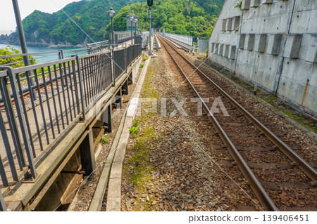 兵庫縣三方郡阿丸部鐵路橋，阿丸部站 139406451