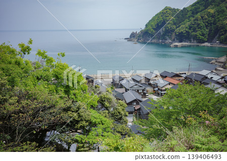 View from Amarube Station, Amarube Railway Bridge, Mikata District, Hyogo Prefecture 139406493