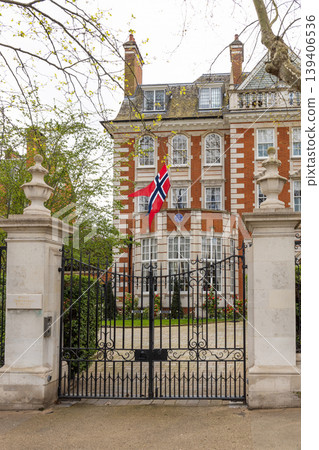 Norwegian Ambassador Residence building in London Norwegian Ambassador Residence building in London 139406536