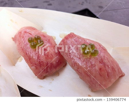 大理石花紋和牛握壽司 大理石花紋和牛握壽司 139406774