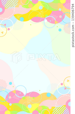 Colorful pop abstract frame and background 3_vertical Colorful pop abstract frame and background 3_vertical 139406794