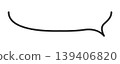 Lower half of the speech bubble 139406820
