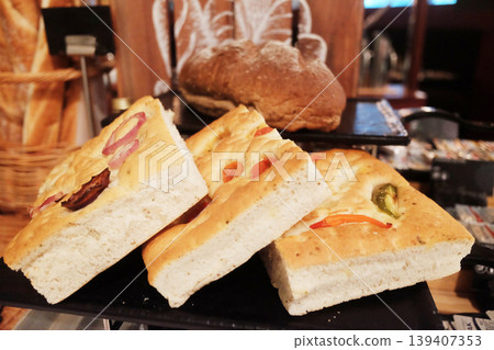 Fresh three Raisin bread Raisin bread and dried fruit pieces homemade bakery Fresh three Raisin bread Raisin bread and dried fruit pieces homemade bakery 139407353