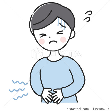 胃痛的男性 胃痛的男性 139408293
